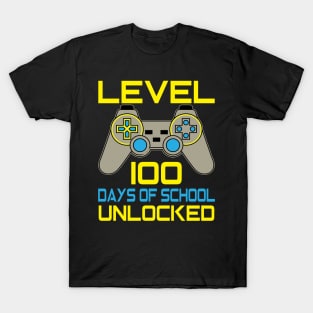 Level 100 completed 100 days of school unlocked T-Shirt